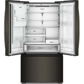 Whirlpool 36" French Door Refrigerator: Fingerprint-Resistant Black Stainless Steel — thumbnail 11
