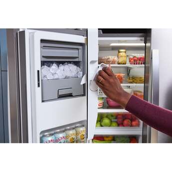 Whirlpool 36" French Door Refrigerator: Fingerprint-Resistant Black Stainless Steel — thumbnail 2