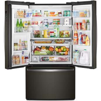 Whirlpool 36-inch Wide Counter Depth French Door Refrigerator: Fingerprint-Resistant Black Stainless Steel — thumbnail 13