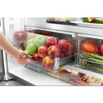 Whirlpool 36-inch Wide Counter Depth French Door Refrigerator: Fingerprint-Resistant Black Stainless Steel — thumbnail 19