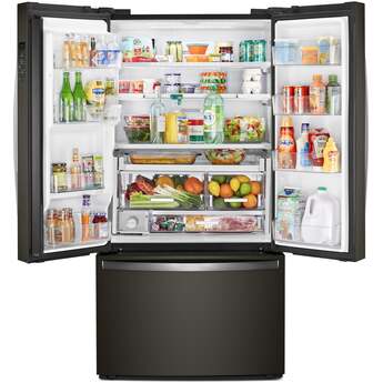 Whirlpool 36-inch Wide Counter Depth French Door Refrigerator: Fingerprint-Resistant Black Stainless Steel — thumbnail 28