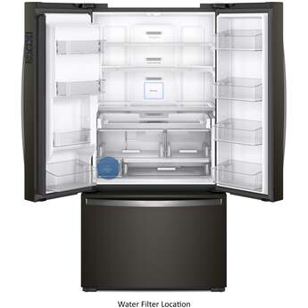 Whirlpool 36-inch Wide Counter Depth French Door Refrigerator: Fingerprint-Resistant Black Stainless Steel — thumbnail 39