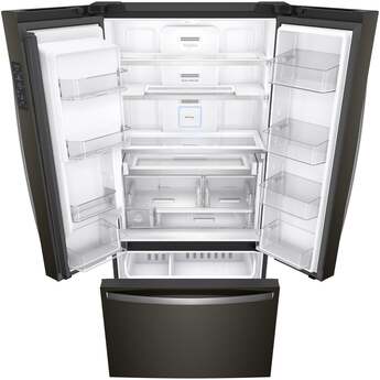 Whirlpool 36-inch Wide Counter Depth French Door Refrigerator: Fingerprint-Resistant Black Stainless Steel — thumbnail 6