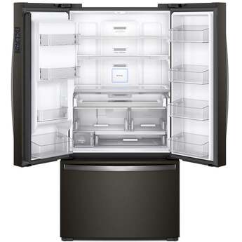 Whirlpool 36-inch Wide Counter Depth French Door Refrigerator: Fingerprint-Resistant Black Stainless Steel — thumbnail 9