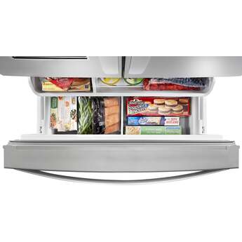 Whirlpool 36-inch Wide Counter Depth French Door Refrigerator: Fingerprint-Resistant Stainless Steel — thumbnail 35