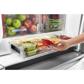 Whirlpool 36-inch Wide Counter Depth French Door Refrigerator: Fingerprint-Resistant Stainless Steel — thumbnail 36