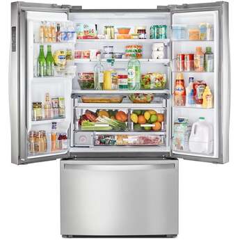 Whirlpool 36-inch Wide Counter Depth French Door Refrigerator: Fingerprint-Resistant Stainless Steel — thumbnail 5