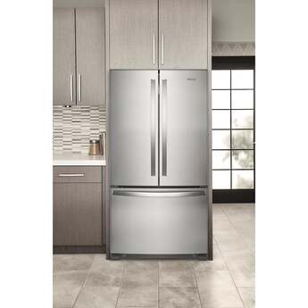 Whirlpool 36 Inch, 25.2 Cu. Ft., Full-Depth, French Door Bottom Mount Refrigerator: Stainless Steel — thumbnail 13