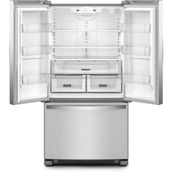 Whirlpool 36 Inch, 25.2 Cu. Ft., Full-Depth, French Door Bottom Mount Refrigerator: Stainless Steel — thumbnail 19