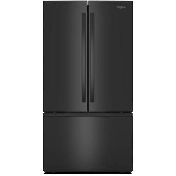 Whirlpool 36 Inch Freestanding French Door Bottom Mount Refrigerator with 31 cu. ft. Total Capacity, Adjustable Glass Shelves, Sabbath Mode, and Energy Star® Qualified: Black — thumbnail 27
