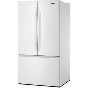 Whirlpool 36 Inch Freestanding French Door Bottom Mount Refrigerator with 31 cu. ft. Total Capacity, Adjustable Glass Shelves, Sabbath Mode, and Energy Star® Qualified: White — thumbnail 2