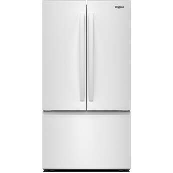 Whirlpool 36 Inch Freestanding French Door Bottom Mount Refrigerator with 31 cu. ft. Total Capacity, Adjustable Glass Shelves, Sabbath Mode, and Energy Star® Qualified: White — thumbnail 43