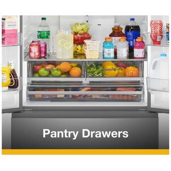 Whirlpool 36 Inch Freestanding French Door Bottom Mount Refrigerator with 31 cu. ft. Total Capacity, Adjustable Glass Shelves, Sabbath Mode, and Energy Star® Qualified: Fingerprint-Resistant Stainless Steel — thumbnail 15