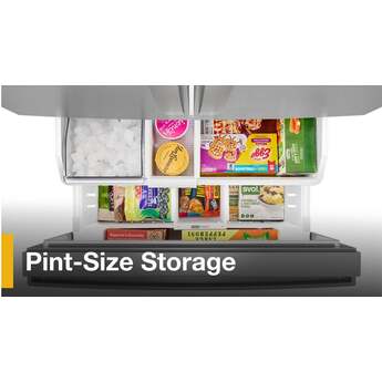 Whirlpool 36 Inch Freestanding French Door Bottom Mount Refrigerator with 31 cu. ft. Total Capacity, Adjustable Glass Shelves, Sabbath Mode, and Energy Star® Qualified: Fingerprint-Resistant Stainless Steel — thumbnail 30