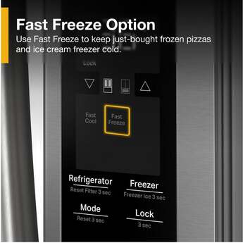 Whirlpool 36 Inch Freestanding French Door Bottom Mount Refrigerator with 31 cu. ft. Total Capacity, Adjustable Glass Shelves, Sabbath Mode, and Energy Star® Qualified: Fingerprint-Resistant Stainless Steel — thumbnail 35