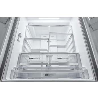 Whirlpool 36 Inch Freestanding French Door Bottom Mount Refrigerator with 31 cu. ft. Total Capacity, Adjustable Glass Shelves, Sabbath Mode, and Energy Star® Qualified: Fingerprint-Resistant Stainless Steel — thumbnail 42