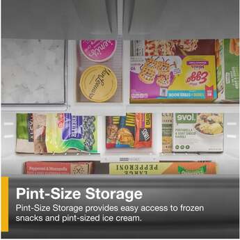 Whirlpool 36 Inch Freestanding French Door Bottom Mount Refrigerator with 31 cu. ft. Total Capacity, Adjustable Glass Shelves, Sabbath Mode, and Energy Star® Qualified: Fingerprint-Resistant Stainless Steel — thumbnail 43