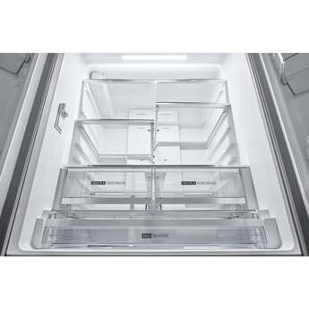Whirlpool 36 Inch Freestanding French Door Bottom Mount Refrigerator with 31 cu. ft. Total Capacity, Adjustable Glass Shelves, Sabbath Mode, and Energy Star® Qualified: Fingerprint-Resistant Stainless Steel — thumbnail 48