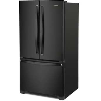 Whirlpool 36 Inch, 25.2 Cu. Ft., Full-Depth, French Door Bottom Mount Refrigerator: Black — thumbnail 10