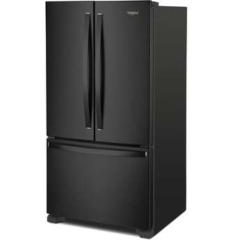 Whirlpool 36 Inch, 25.2 Cu. Ft., Full-Depth, French Door Bottom Mount Refrigerator: Black — thumbnail 30