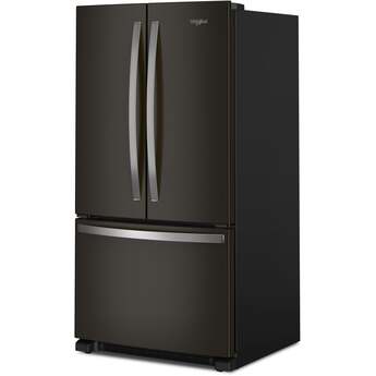 Whirlpool 36 Inch, 25.2 Cu. Ft., Full-Depth, French Door Bottom Mount Refrigerator: Fingerprint-Resistant Black Stainless Steel — thumbnail 18