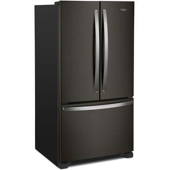 Whirlpool 36 Inch, 25.2 Cu. Ft., Full-Depth, French Door Bottom Mount Refrigerator: Fingerprint-Resistant Black Stainless Steel — thumbnail 23