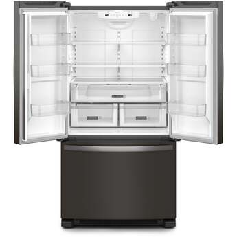 Whirlpool 36 Inch, 25.2 Cu. Ft., Full-Depth, French Door Bottom Mount Refrigerator: Fingerprint-Resistant Black Stainless Steel — thumbnail 31