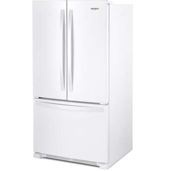 Whirlpool 36 Inch, 25.2 Cu. Ft., Full-Depth, French Door Bottom Mount Refrigerator: White — thumbnail 19
