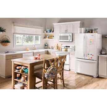 Whirlpool 36 Inch, 25.2 Cu. Ft., Full-Depth, French Door Bottom Mount Refrigerator: White — thumbnail 20