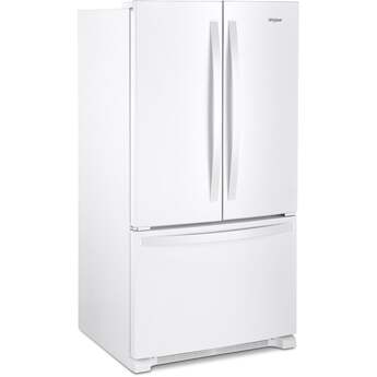 Whirlpool 36 Inch, 25.2 Cu. Ft., Full-Depth, French Door Bottom Mount Refrigerator: White — thumbnail 23