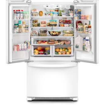 Whirlpool 36 Inch, 25.2 Cu. Ft., Full-Depth, French Door Bottom Mount Refrigerator: White — thumbnail 29