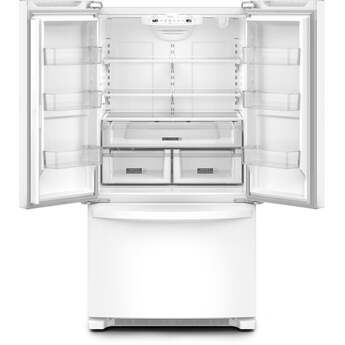 Whirlpool 36 Inch, 25.2 Cu. Ft., Full-Depth, French Door Bottom Mount Refrigerator: White — thumbnail 35