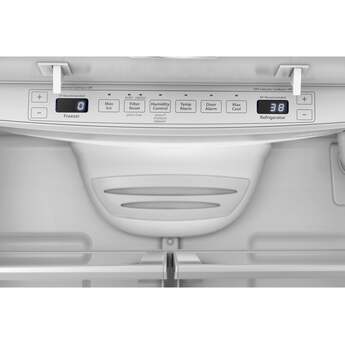 Whirlpool 36 Inch, 25.2 Cu. Ft., Full-Depth, French Door Bottom Mount Refrigerator: White — thumbnail 37