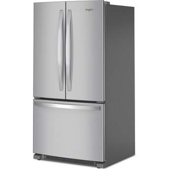 Whirlpool 36 Inch, 25.2 Cu. Ft., Full-Depth, French Door Bottom Mount Refrigerator: Fingerprint-Resistant Stainless Steel — thumbnail 25