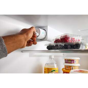 Whirlpool 36 Inch Freestanding French Door Bottom Mount Refrigerator with 31 cu. ft. Total Capacity, Interior Water Dispenser, Sabbath Mode, and Energy Star® Qualified: Black — thumbnail 15