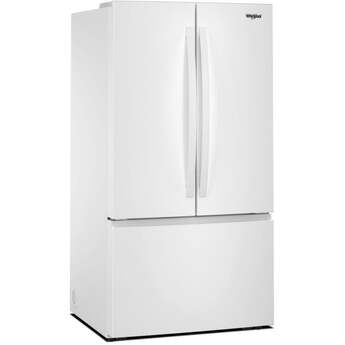 Whirlpool 36 Inch Freestanding French Door Bottom Mount Refrigerator with 31 cu. ft. Total Capacity, Interior Water Dispenser, Sabbath Mode, and Energy Star® Qualified: White — thumbnail 18