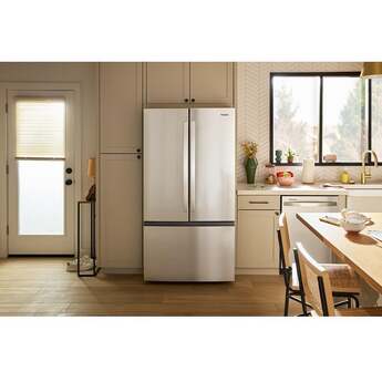 Whirlpool 36 Inch Freestanding French Door Bottom Mount Refrigerator with 31 cu. ft. Total Capacity, Interior Water Dispenser, Sabbath Mode, and Energy Star® Qualified: Fingerprint-Resistant Stainless Steel — thumbnail 13