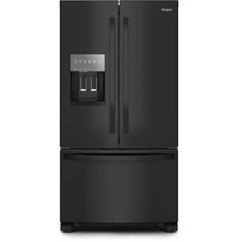 Whirlpool 36 Inch Freestanding French Door Refrigerator with 24.7 Cu. Ft. Capacity, 5 Glass Shelves, Gallon Door Bins, Deli Drawer, External Ice/Water Dispenser, Auto Icemaker, and ENERGY STAR®: Black — thumbnail 20