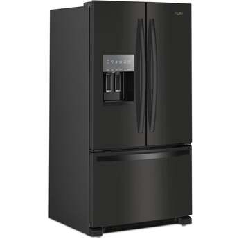 Whirlpool 36 Inch Freestanding French Door Refrigerator with 24.7 Cu. Ft. Capacity, 5 Glass Shelves, Gallon Door Bins, Deli Drawer, External Ice/Water Dispenser, Auto Icemaker, and ENERGY STAR®: Black — thumbnail 27