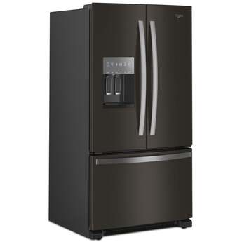 Whirlpool 36 Inch Freestanding French Door Refrigerator with 24.7 Cu. Ft. Capacity, 5 Glass Shelves, Gallon Door Bins, Deli Drawer, External Ice/Water Dispenser, Auto Icemaker, and ENERGY STAR®: Fingerprint-Resistant Black Stainless Steel — thumbnail 10