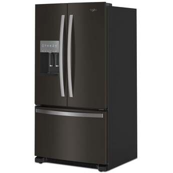 Whirlpool 36 Inch Freestanding French Door Refrigerator with 24.7 Cu. Ft. Capacity, 5 Glass Shelves, Gallon Door Bins, Deli Drawer, External Ice/Water Dispenser, Auto Icemaker, and ENERGY STAR®: Fingerprint-Resistant Black Stainless Steel — thumbnail 17
