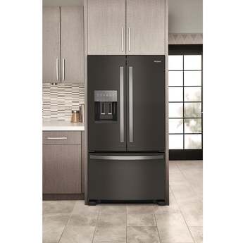 Whirlpool 36 Inch Freestanding French Door Refrigerator with 24.7 Cu. Ft. Capacity, 5 Glass Shelves, Gallon Door Bins, Deli Drawer, External Ice/Water Dispenser, Auto Icemaker, and ENERGY STAR®: Fingerprint-Resistant Black Stainless Steel — thumbnail 29