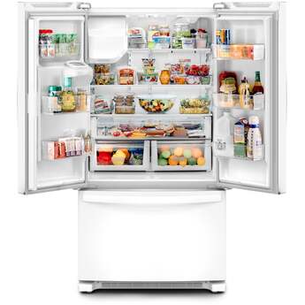 Whirlpool 36 Inch Freestanding French Door Refrigerator with 24.7 Cu. Ft. Capacity, 5 Glass Shelves, Gallon Door Bins, Deli Drawer, External Ice/Water Dispenser, Auto Icemaker, and ENERGY STAR®: White — thumbnail 18
