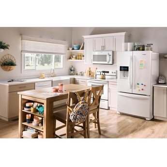 Whirlpool 36 Inch Freestanding French Door Refrigerator with 24.7 Cu. Ft. Capacity, 5 Glass Shelves, Gallon Door Bins, Deli Drawer, External Ice/Water Dispenser, Auto Icemaker, and ENERGY STAR®: White — thumbnail 40
