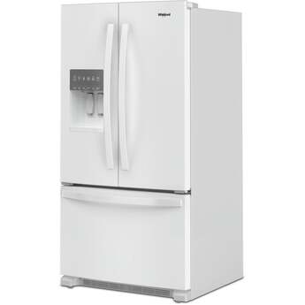 Whirlpool 36 Inch Freestanding French Door Refrigerator with 24.7 Cu. Ft. Capacity, 5 Glass Shelves, Gallon Door Bins, Deli Drawer, External Ice/Water Dispenser, Auto Icemaker, and ENERGY STAR®: White — thumbnail 41