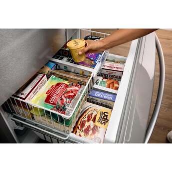 Whirlpool 36 Inch Freestanding French Door Refrigerator with 24.7 Cu. Ft. Capacity, 5 Glass Shelves, Gallon Door Bins, Deli Drawer, External Ice/Water Dispenser, Auto Icemaker, and ENERGY STAR®: White — thumbnail 49