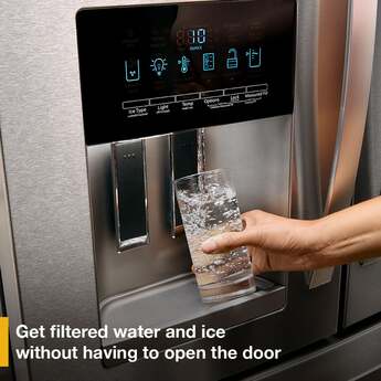 Whirlpool 36 Inch Freestanding French Door Refrigerator with 24.7 Cu. Ft. Capacity, 5 Glass Shelves, Gallon Door Bins, Deli Drawer, External Ice/Water Dispenser, Auto Icemaker, and ENERGY STAR : Fingerprint-Resistant Stainless Steel — thumbnail 20
