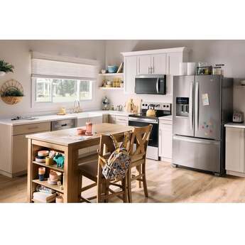 Whirlpool 36 Inch Freestanding French Door Refrigerator with 24.7 Cu. Ft. Capacity, 5 Glass Shelves, Gallon Door Bins, Deli Drawer, External Ice/Water Dispenser, Auto Icemaker, and ENERGY STAR : Fingerprint-Resistant Stainless Steel — thumbnail 21