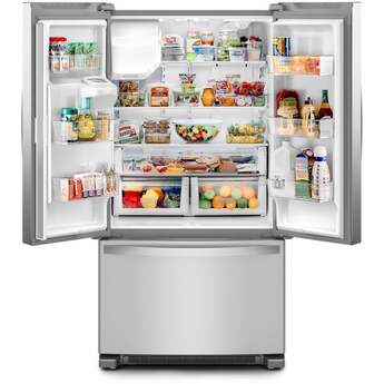 Whirlpool 36 Inch Freestanding French Door Refrigerator with 24.7 Cu. Ft. Capacity, 5 Glass Shelves, Gallon Door Bins, Deli Drawer, External Ice/Water Dispenser, Auto Icemaker, and ENERGY STAR : Fingerprint-Resistant Stainless Steel — thumbnail 30