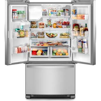 Whirlpool 36 Inch Freestanding French Door Refrigerator with 24.7 Cu. Ft. Capacity, 5 Glass Shelves, Gallon Door Bins, Deli Drawer, External Ice/Water Dispenser, Auto Icemaker, and ENERGY STAR : Fingerprint-Resistant Stainless Steel — thumbnail 32